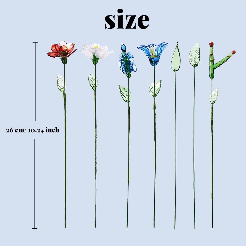 In Loving Memory: Artisan Handblown Glass Flower Tribute – A Lasting Symbol of Love and Remembrance (8)